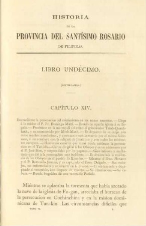 Capítulo XIV. Encruelécese la persecucion del cristianismo en los reinos anamitas ...
