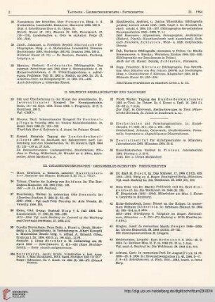 III. Gelehrtengeschichte. Gesammelte Schriften. Festschriften