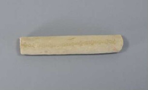 Geschlämmte und eingeengte Tonprobe mit Kennzeichnung