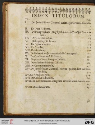 Index titulorum