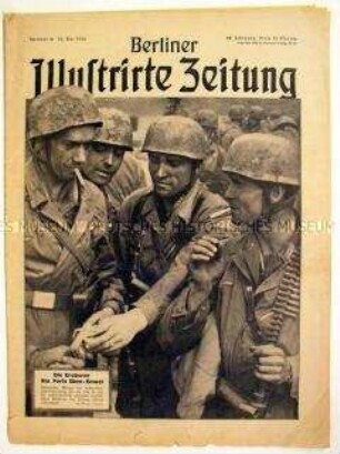 Wochenzeitschrift "Berliner Illustrirte Zeitung" u.a. zum Einmarsch der Wehrmacht in Belgien und die Niederlande