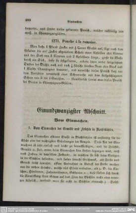 Einundzwanzigster Abschnitt. Vom Einmachen