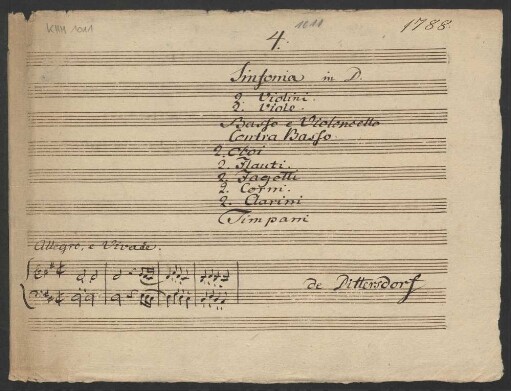 Sinfonien; orch; D-Dur; K 89; G D6