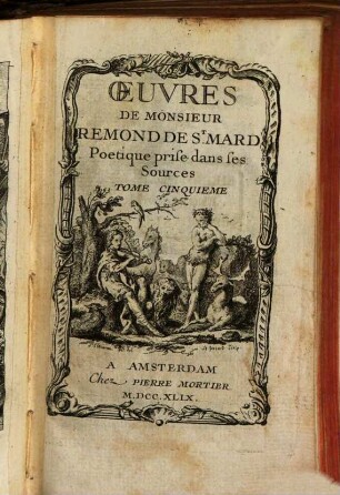 Oeuvres, 5. Poetique prise dans ses Sources