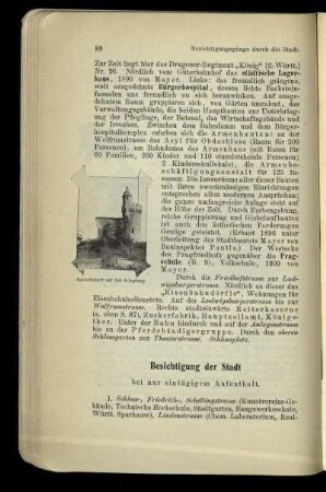 Besichtigung der Stadt bei nur eintägigem Aufenthalt.
