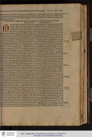Secundus liber eiusdem dialogi contra Pelagianos.