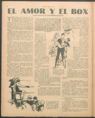 El amor y el box : Cuento deportivo de Guillermo Church