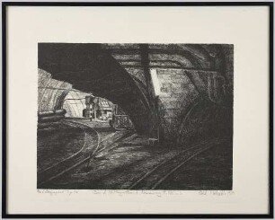 Lithografie, Streckenabschnitt unter Tage (Arbeitstitel)