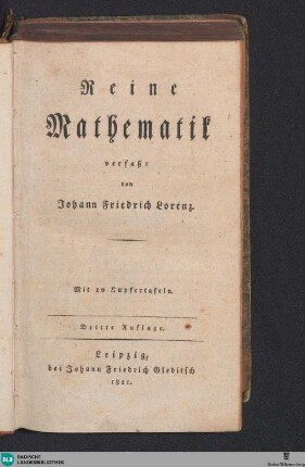 Reine Mathematik