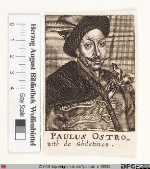 Bildnis Pál (Paul) Ostrosith de Giletincz