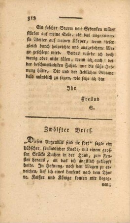 Zwölfter Brief