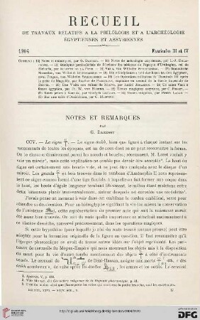 26: Notes et remarques