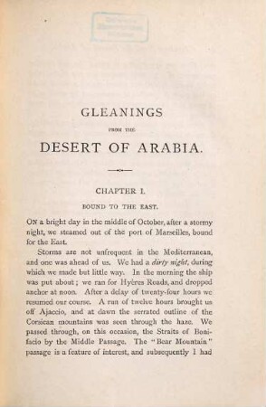 Gleanings from the desert of Arabia
