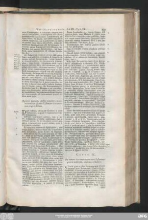 Caput. IX. De numero Sacramento novi Testamenti propriè dictorum, doctrina orthodoxa.