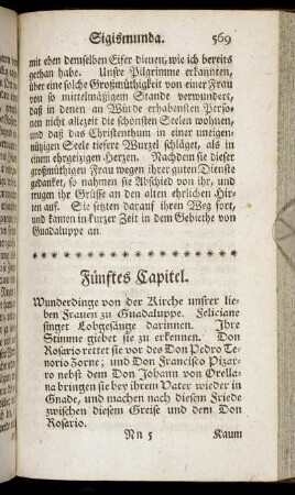 Fünftes Capitel. - Achtes Capitel.