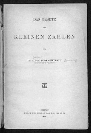 Das Gesetz der kleinen Zahlen