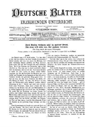 Zwei Seelen wohnen ach! in meiner Brust, Die eine will sich von der andern trennen : ein Gang durch die neue Philosophie ; (Schluß)