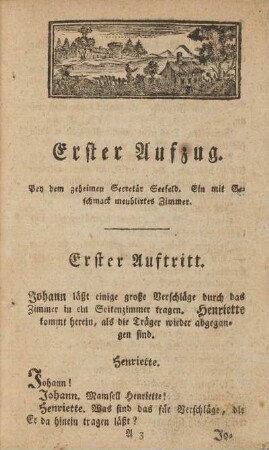 Erster Aufzug