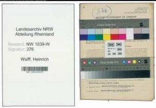 Entnazifizierung Heinrich Wulff , geb. 27.05.1913 (Klempnermeister)