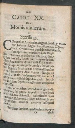 Caput XX. De Morbis mulierum.