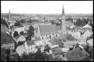 Zittau. Blick über die Stadt