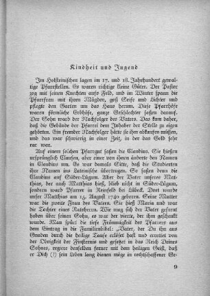 Kindheit und Jugend