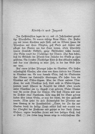 Kindheit und Jugend