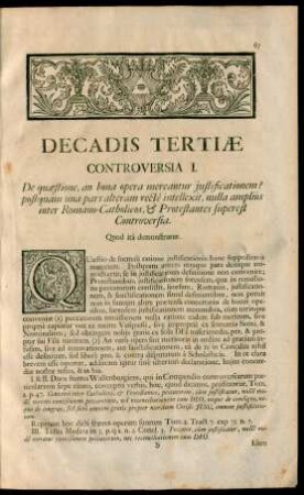 Decadis Tertiae