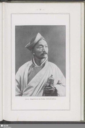 Eingeborener aus Buthan (Britisch-Indien)