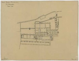 Fischer, Theodor; Basel (Schweiz); Kunstmuseum - Grundriss 1. OG