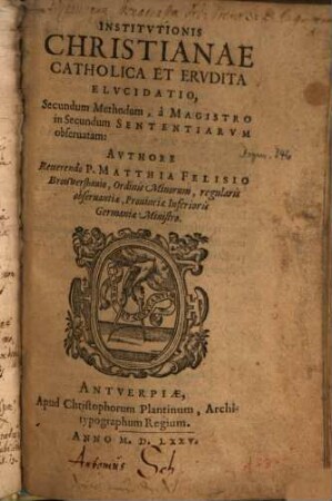 Institutiones christianae catholica et erudita elucidatio