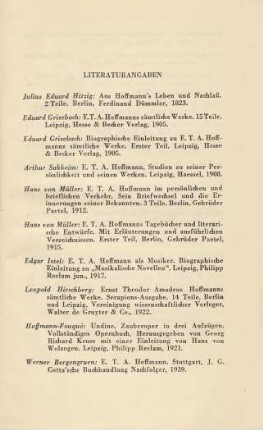 Literaturangaben