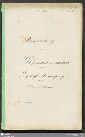 Beschreibung der Waßersäulenmaschine auf Vergnügte Anweisung - 18.7170 4.