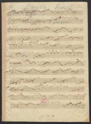 Duets; vl, b; C-Dur; W 7b. C1