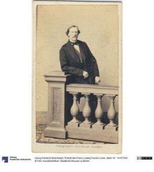 Porträt des Franz Ludwig Feodor Löwe