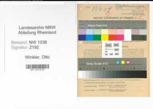 Entnazifizierung Otto Winkler , geb. 25.02.1887 (Tischler)