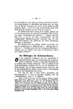 Die Wirkungen der Bodenwertsteuern