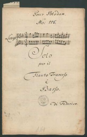Sonaten; fl, bc; F-Dur; SpiF 11