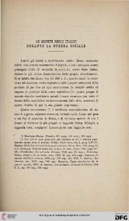 36: Le monete degli italici durante la guerra sociale