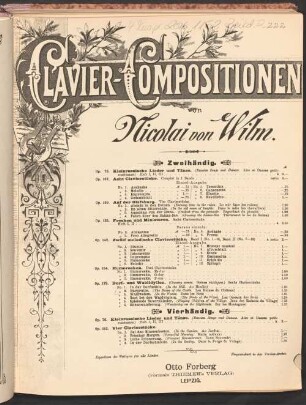 Dorf- und Waldidyllen : Op. 179 : sechs Clavierstücke. No. 2, Burgruine