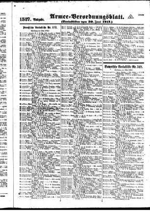 1527.Ausgabe. Samstag, 30. Juni 1917