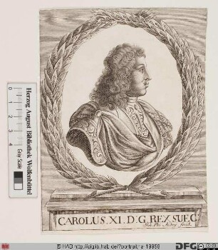 Bildnis Karl XI., König von Schweden (reg. 1660(72)-97)