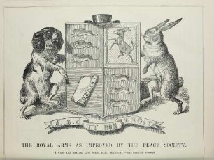 The royal arms as improved by the Peace Society
