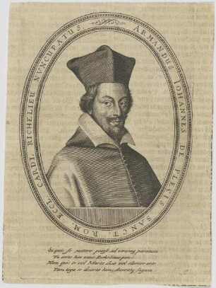Bildnis des Armandus Iohannes de Pleçis, Richelieu nuncupatus
