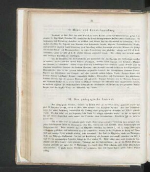 9) Münz- und Kunst-Sammlung.
