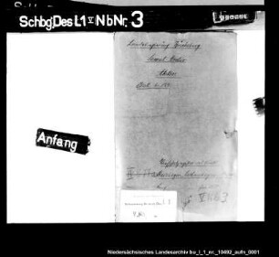 Viehschatzregister der Ämter Stadthagen, Sachsenhagen und Hagenburg