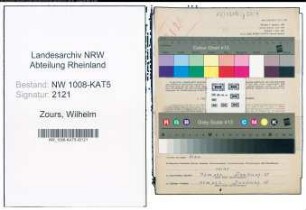 Entnazifizierung Wilhelm Zours , geb. 05.08.1903 (Kaufmann)