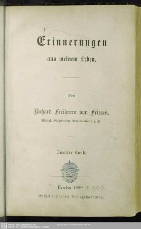 2: Erinnerungen aus meinem Leben
