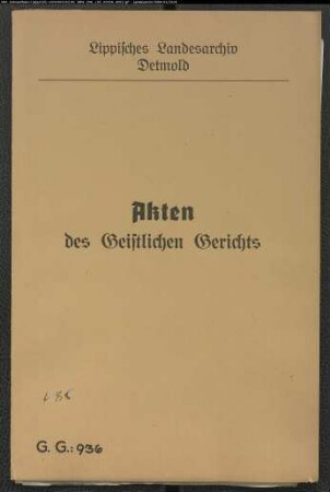 Anna Ilsabein Jägers aus Hiddesen gegen Korporal Märtens zu Heidenoldendorf, wegen einer Schwängerung