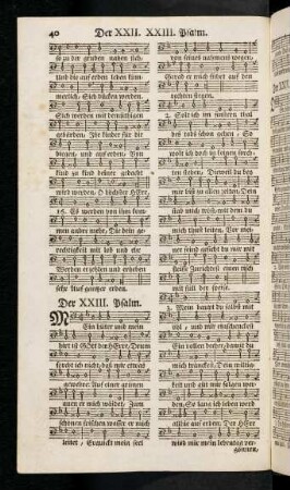40-59, Der XXIII. Psalm. - Der XXXIII. Psalm.